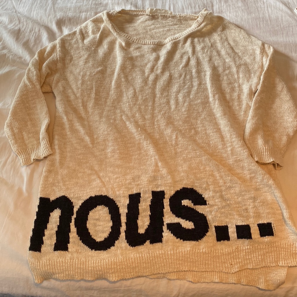 Zara Nous Vous Sweater